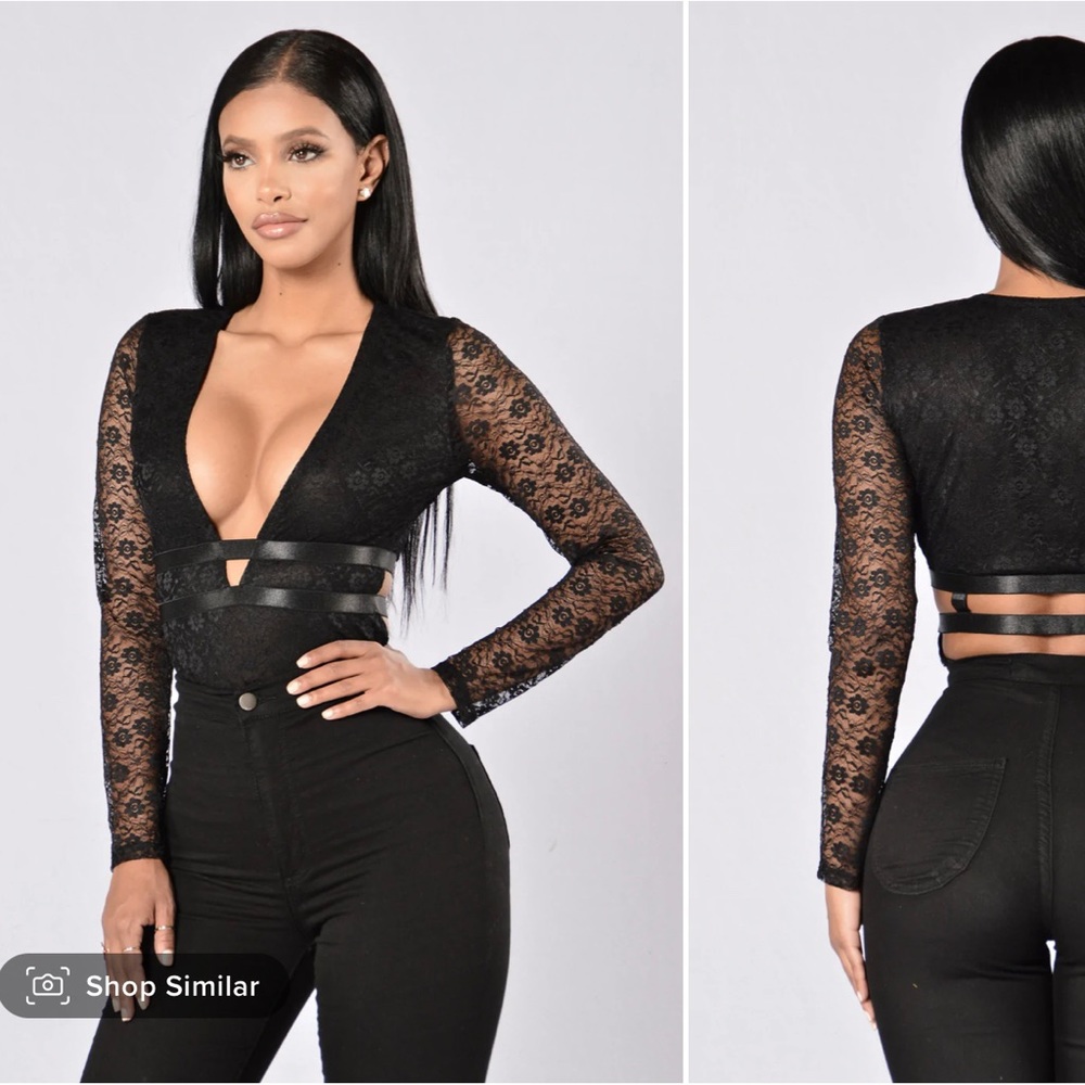 Black Lace Bodysuit